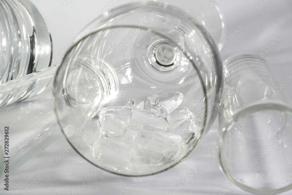 glass and ice glass and ice