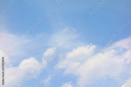  Landscape of pale blue sky in summer 