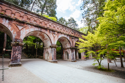 Historic Nanzenji Temple Aqueduct in Kyoto Japan