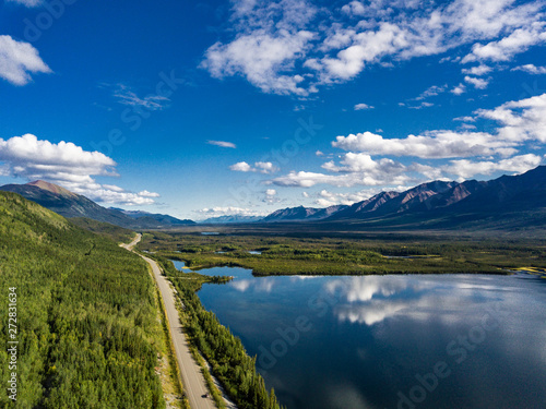 Wonderful nature views all along the Alaskan Highway