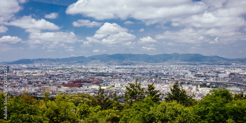 View over Kyoto from Fushimi Inari Shrine View over Kyoto from Fushimi Inari Shrine