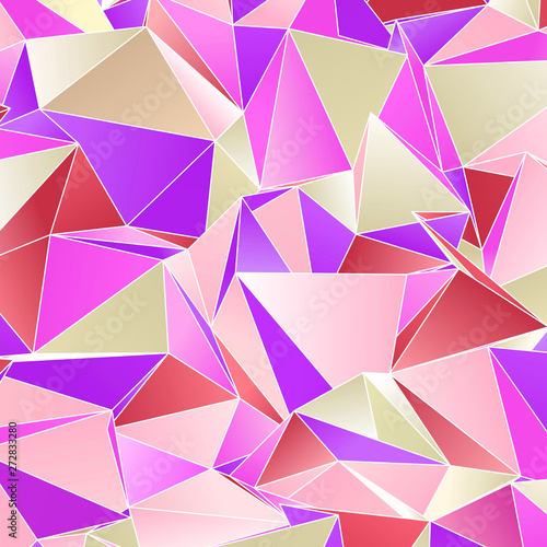 Abstract Low-Poly background. triangulated texture. Design 3d. Polygonal geometrical pattern. Triangular modern style