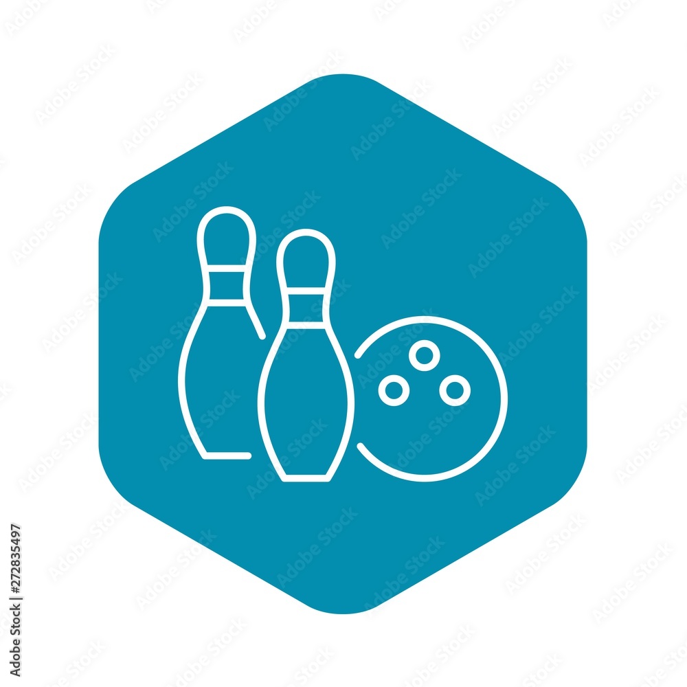 Bowling event icon. Outline bowling event vector icon for web design isolated on white background Bowling event icon. Outline bowling event vector icon for web design isolated on white background