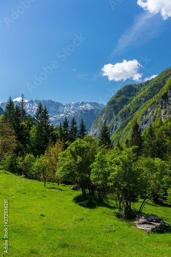 Soca Valley in the Julian Alps