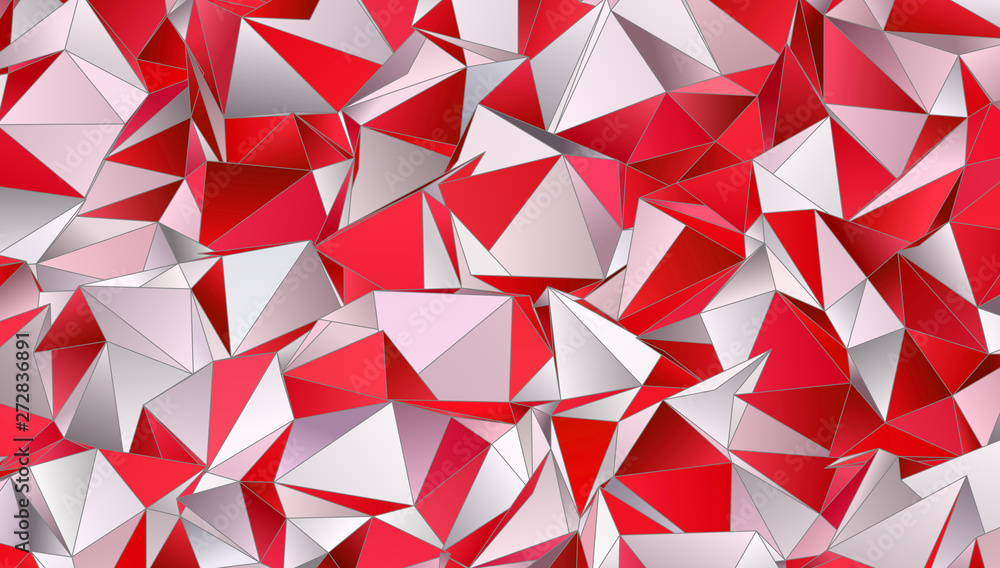 Obraz premium Abstract Low-Poly background. triangulated texture. Design 3d. Polygonal geometrical pattern. Triangular modern style