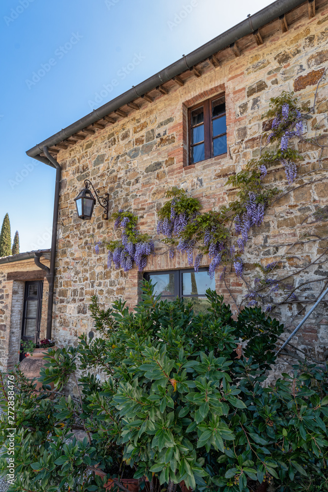 Old house in tuscany italy