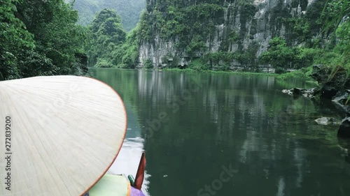 boat at river in nature