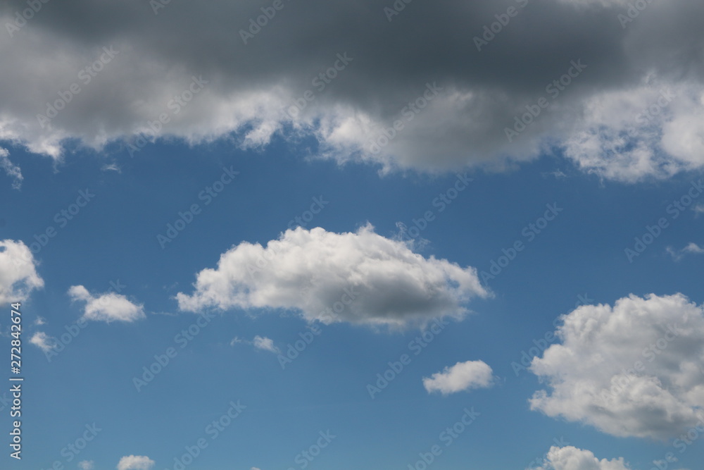 Fototapeta premium Blue sky with clouds