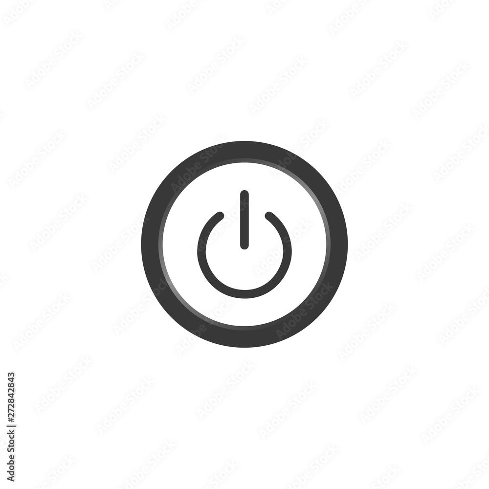 Power Button Icon. On/Off switch symbol in modern style for web site and mobile app Vector Illustration. Power Button logo design inspiration Power Button Icon. On/Off switch symbol in modern style for web site and mobile app Vector Illustration. Power Button logo design inspiration