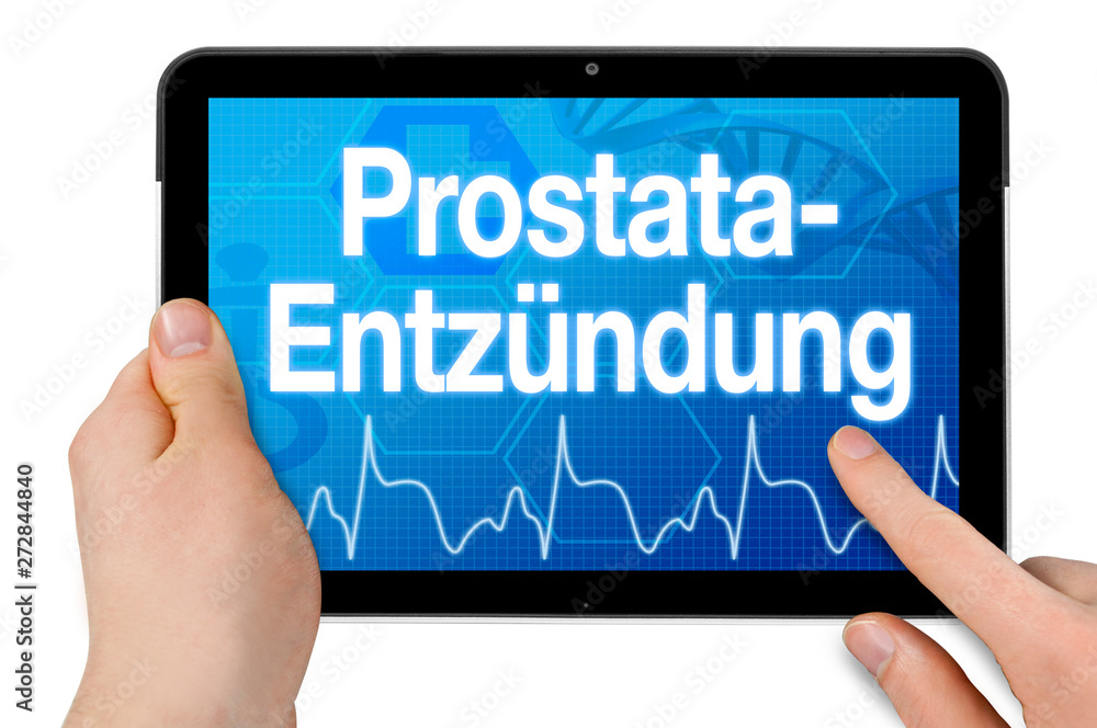 Tablet mit Touchscreen und Prostataentzündung Tablet mit Touchscreen und Prostataentzündung