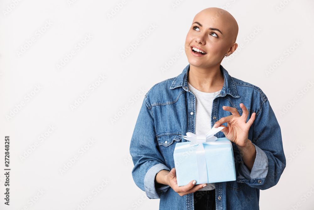 Portrait of a beautiful young hairless woman Portrait of a beautiful young hairless woman