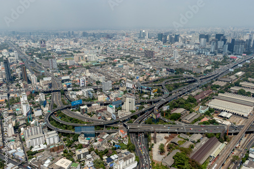 Bangkok city view from a height © rosimon