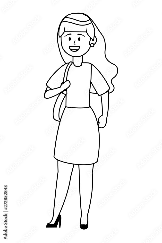 Isolated woman design vector illustrator Isolated woman design vector illustrator