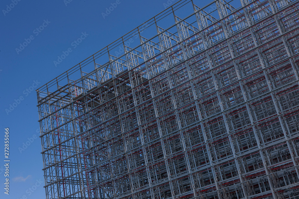 Building site. Emmeloord. Building construction Building site. Emmeloord. Building construction