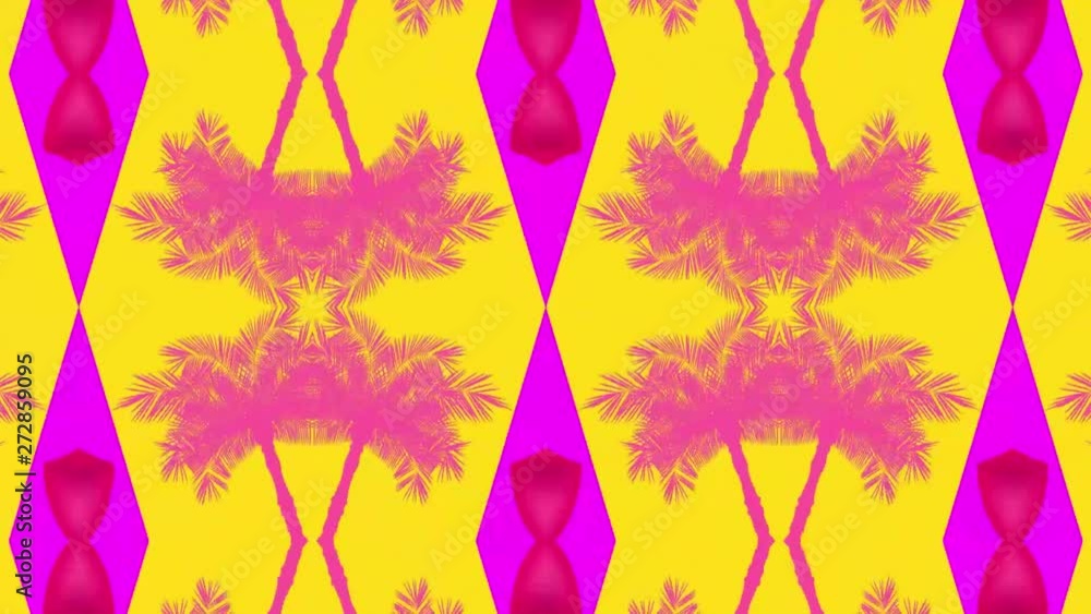 90's and 80`s style vector objects animation. Vector illustration retro background. glasses, palm tree, lemon slice and sexy lips. stock footage 90's and 80`s style vector objects animation. Vector illustration retro background. glasses, palm tree, lemon slice and sexy lips. stock footage