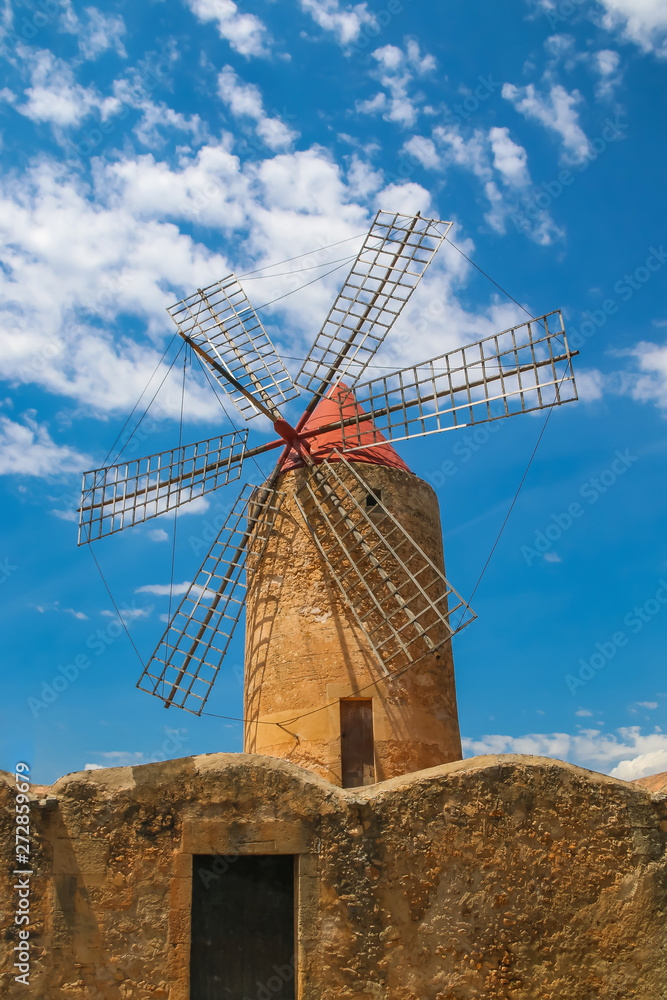 Windmühle auf der Insel Mallorca