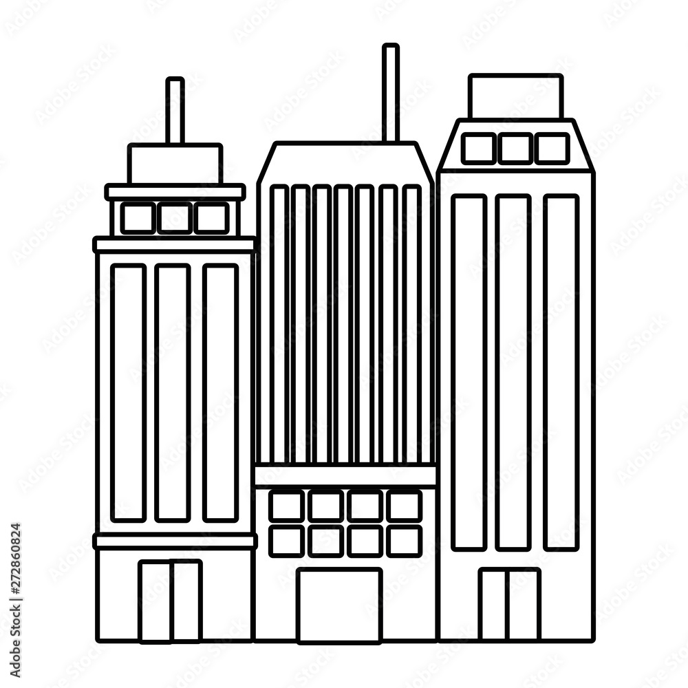 Isolated city and buildings design
