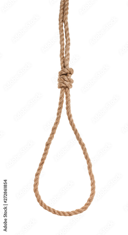 another side of slip noose with scaffold knot another side of slip noose with scaffold knot