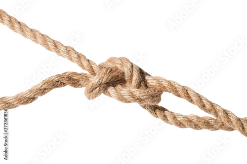 Photos knot of slipped figure-eight noose close up
