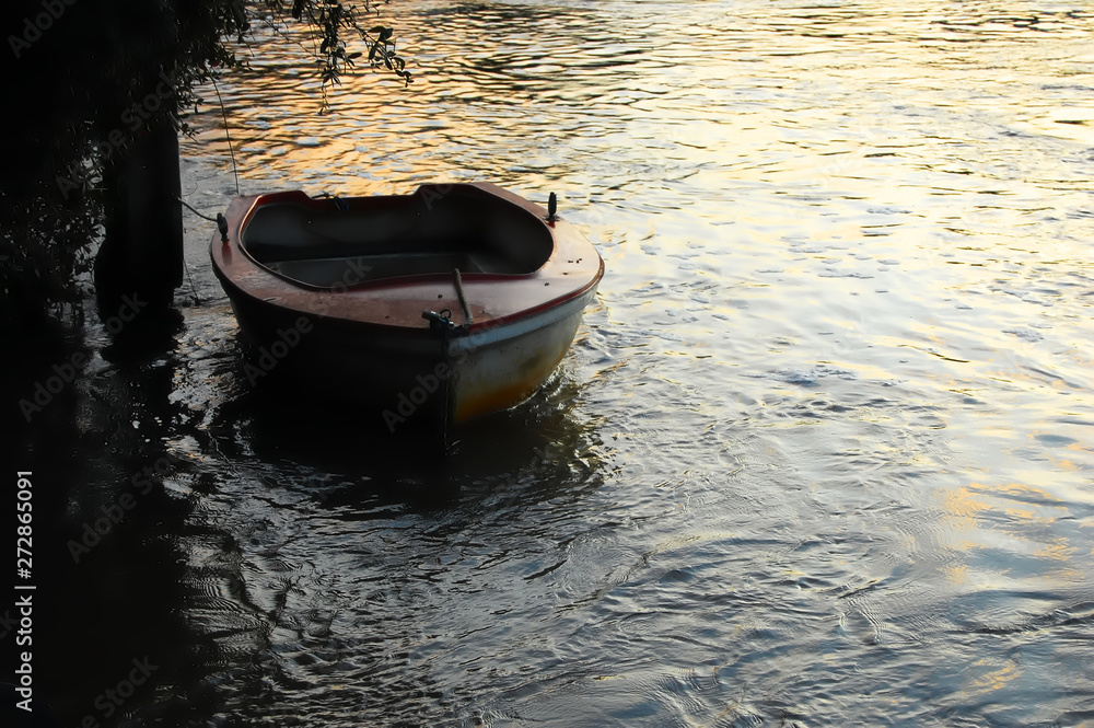 Little rowing boat