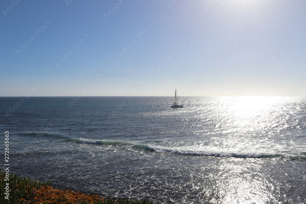 Segelboot vor Gran Canaria