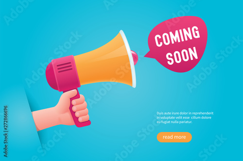 Comming soon concept