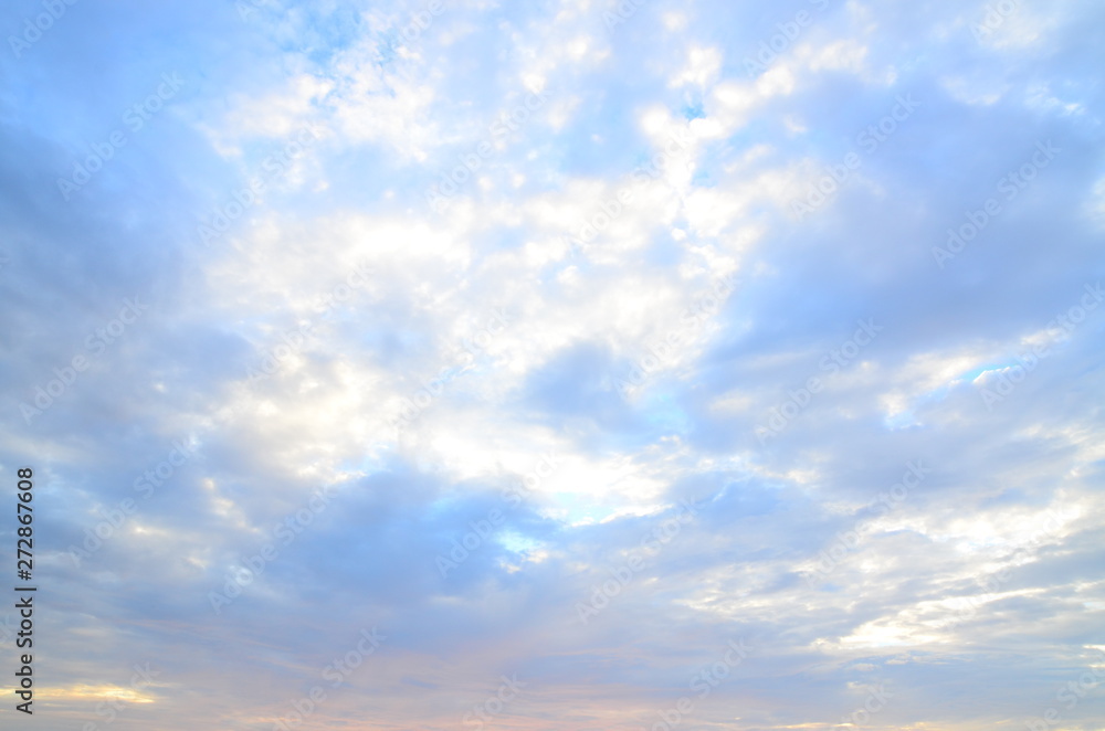 Obraz premium Sky blue clouds
