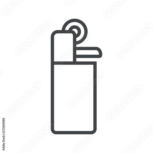 Line icon with lighter
