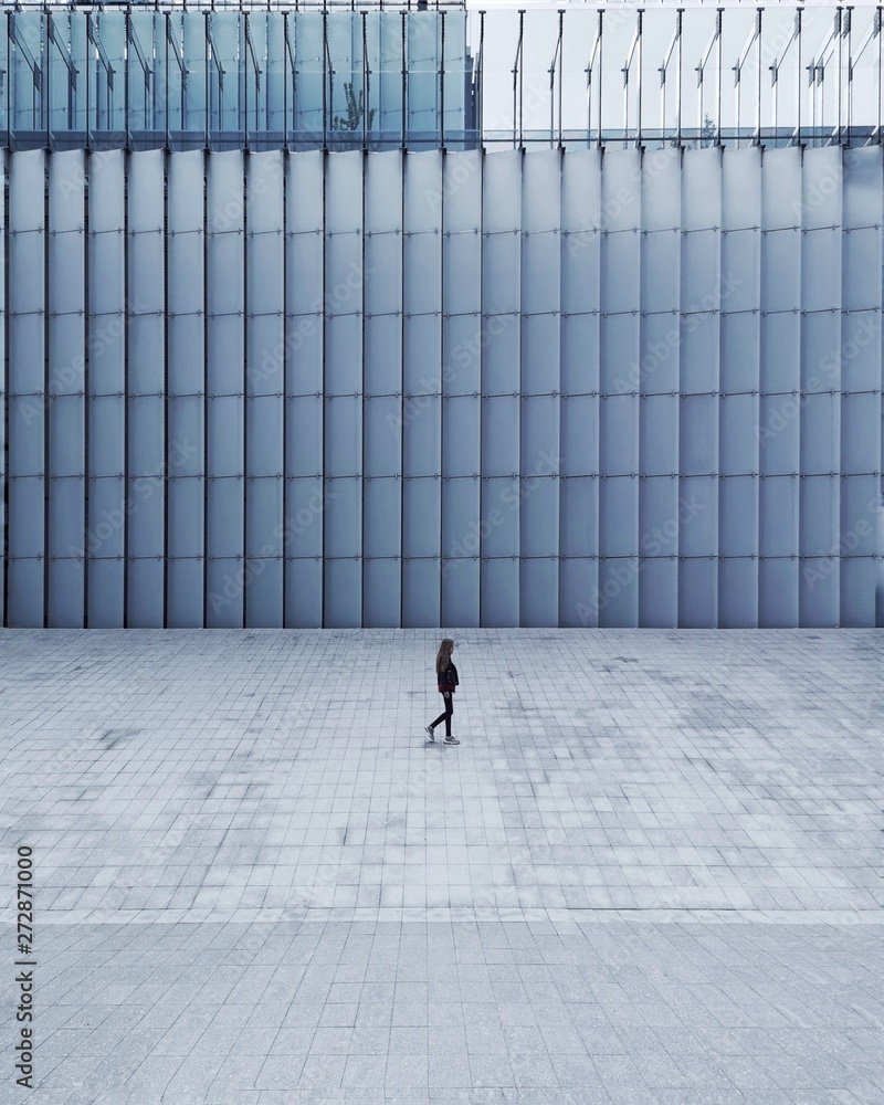 man walking on the street