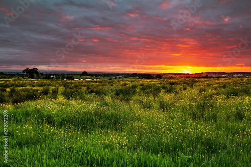 Fototapeta Naklejka Na Ścianę i Meble -  Irish sunset