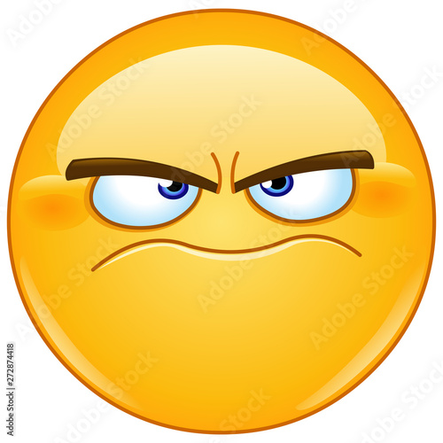 grumpy emoticon