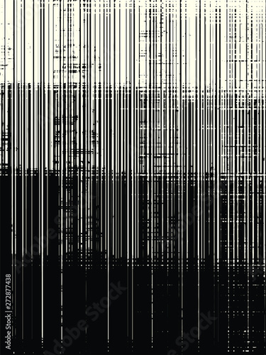 Abstract grunge vector background. Monochrome composition of irregular geometric graphic elements.