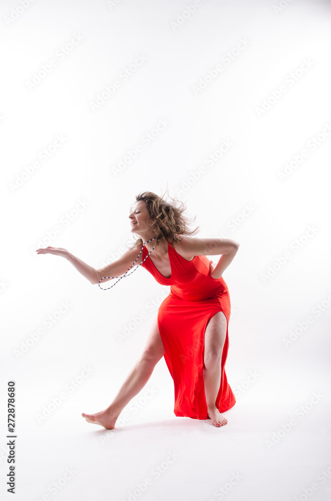 Dancer in red