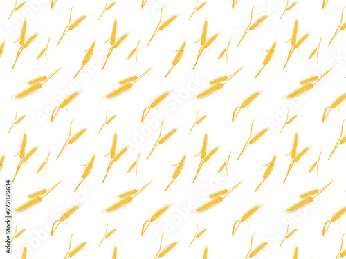 Pattern with wheat ears.