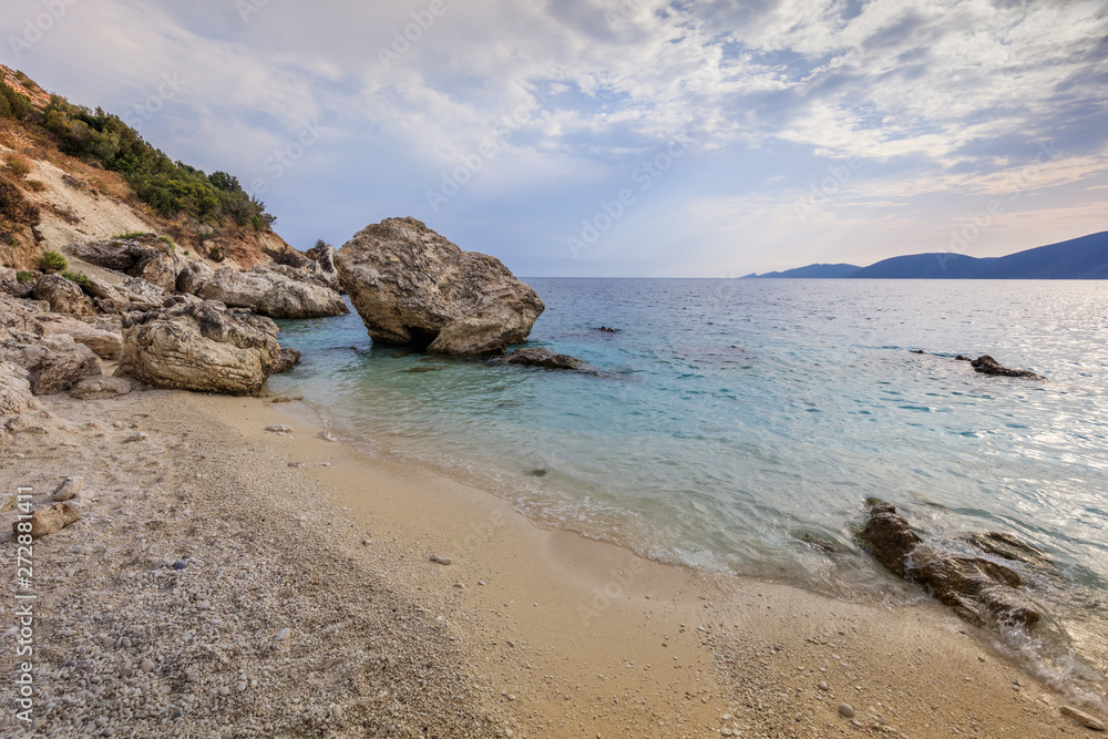 Agiofili beach. Vasiliki, Lefkada Agiofili beach. Vasiliki, Lefkada