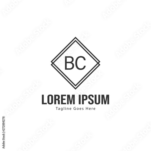 Free Download BC Letter Logo Design. Creative Modern BC Letters Icon Illustration - GFXLoad