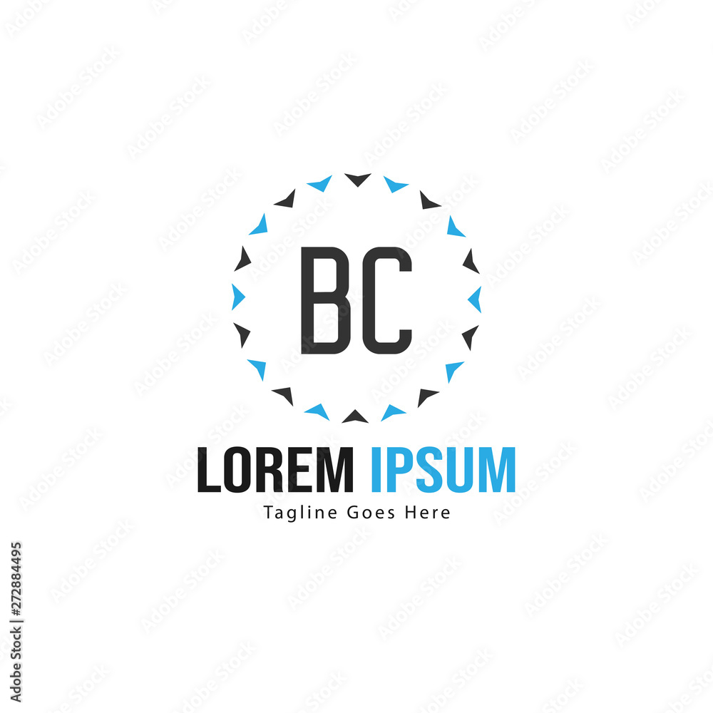BC Letter Logo Design. Creative Modern BC Letters Icon Illustration BC Letter Logo Design. Creative Modern BC Letters Icon Illustration