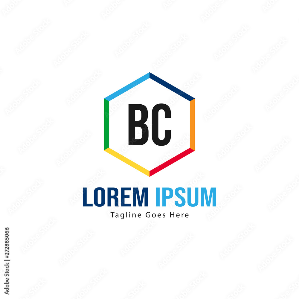 BC Letter Logo Design. Creative Modern BC Letters Icon Illustration BC Letter Logo Design. Creative Modern BC Letters Icon Illustration