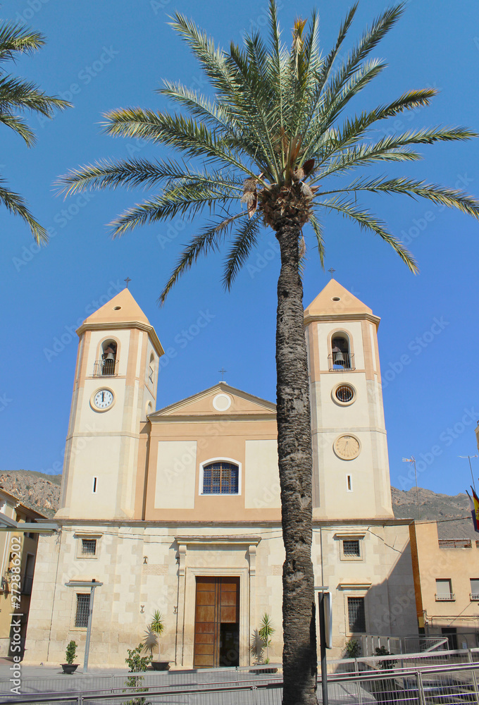 Iglesia de la Asunción de Villanueva del Río Segura, Murcia, España