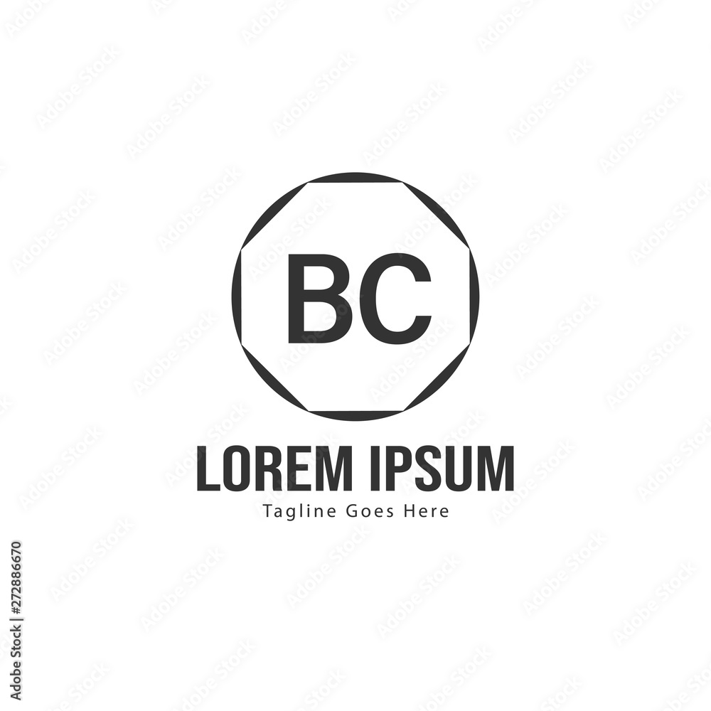 BC Letter Logo Design. Creative Modern BC Letters Icon Illustration BC Letter Logo Design. Creative Modern BC Letters Icon Illustration