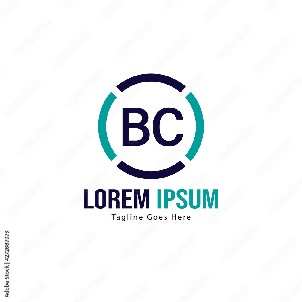BC Letter Logo Design. Creative Modern BC Letters Icon Illustration BC Letter Logo Design. Creative Modern BC Letters Icon Illustration