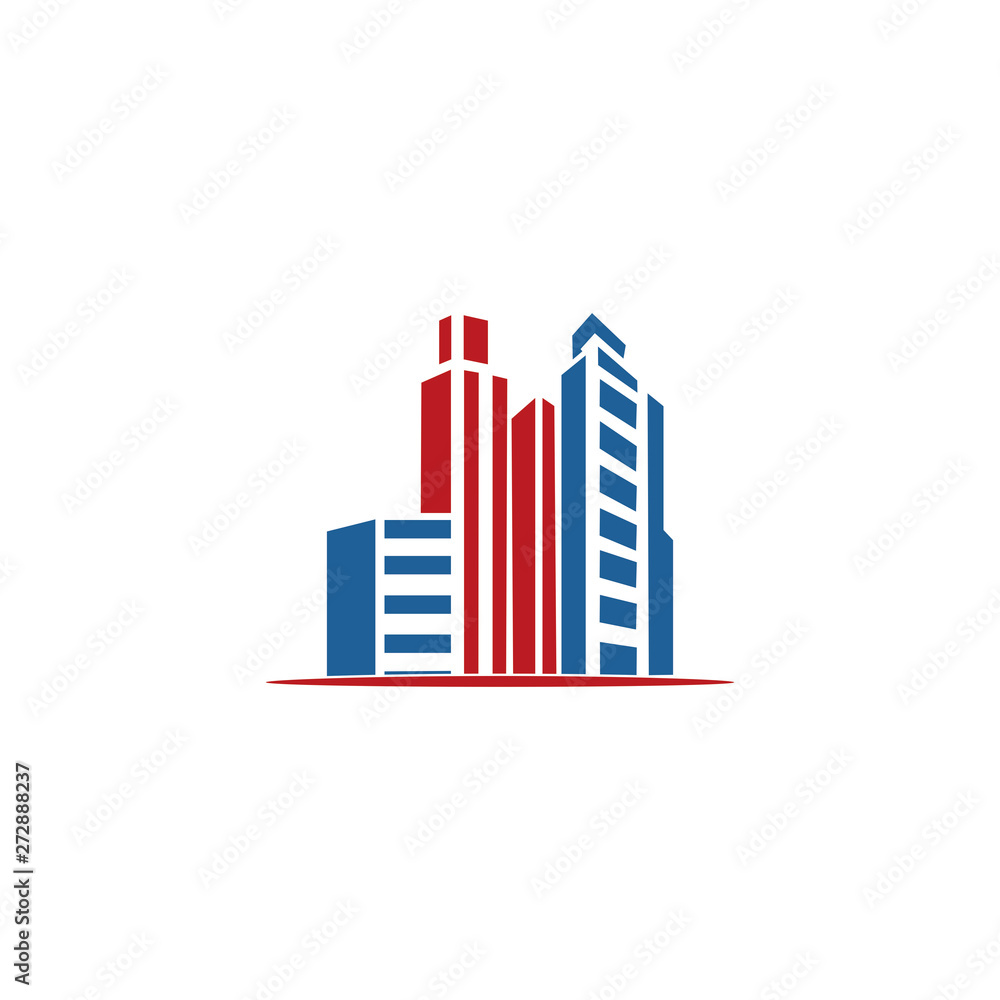 Abstract Real Estate Construction Vector Graphic Download