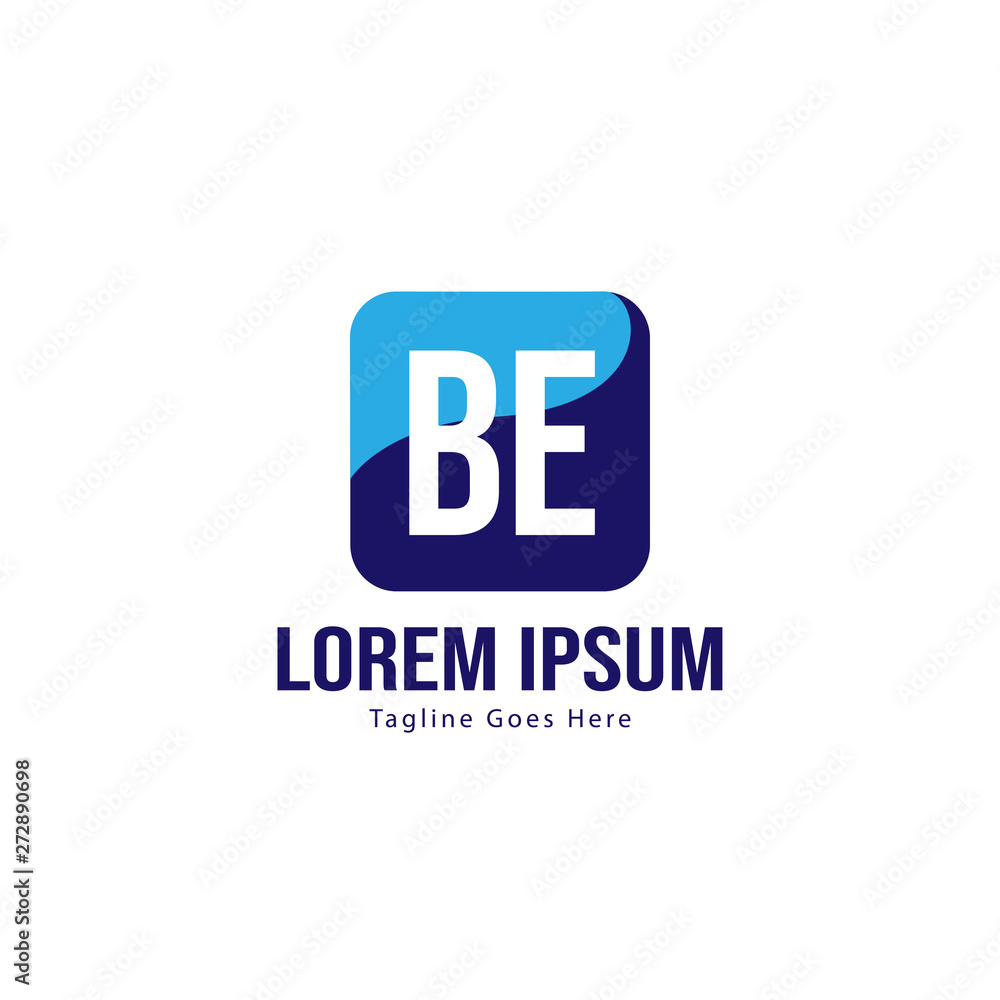 BE Letter Logo Design. Creative Modern BE Letters Icon Illustration BE Letter Logo Design. Creative Modern BE Letters Icon Illustration