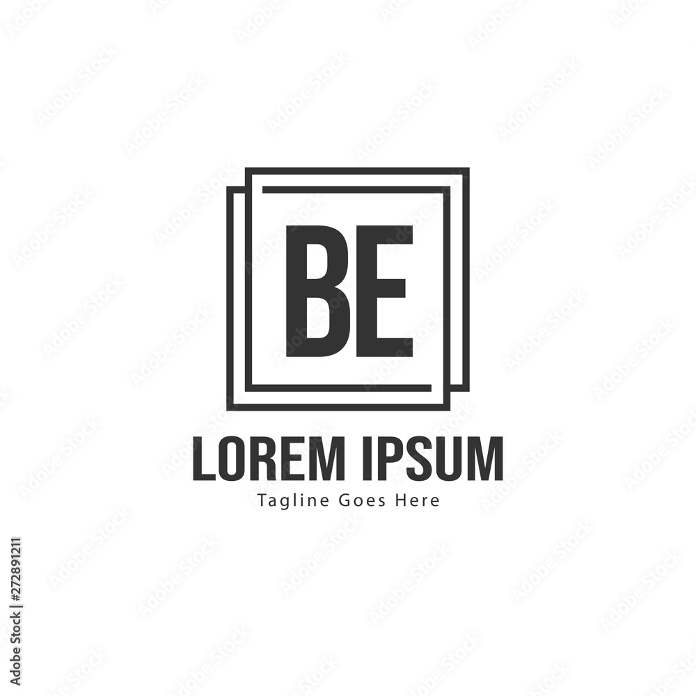BE Letter Logo Design. Creative Modern BE Letters Icon Illustration BE Letter Logo Design. Creative Modern BE Letters Icon Illustration