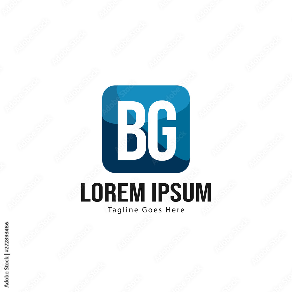 BG Letter Logo Design. Creative Modern BG Letters Icon Illustration BG Letter Logo Design. Creative Modern BG Letters Icon Illustration