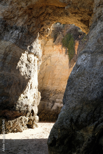 cliffs of Algarve coast , Portugal