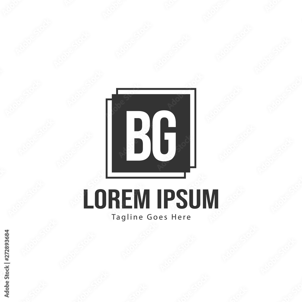 BG Letter Logo Design. Creative Modern BG Letters Icon Illustration BG Letter Logo Design. Creative Modern BG Letters Icon Illustration