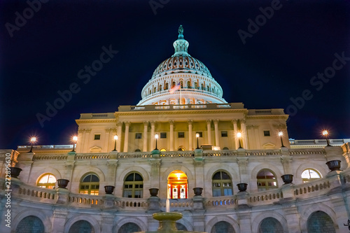 US Capitol South Side Night Stars Washington DC © Bill Perry