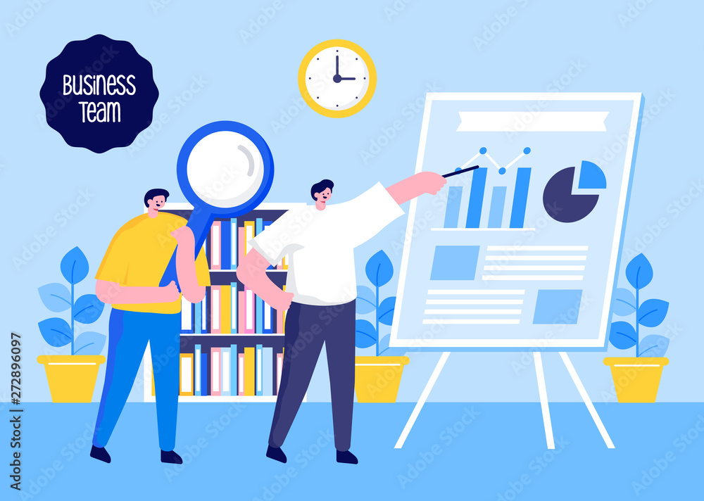 Business Concept. Team Work. Vector illustration flat design. Business Concept. Team Work. Vector illustration flat design.