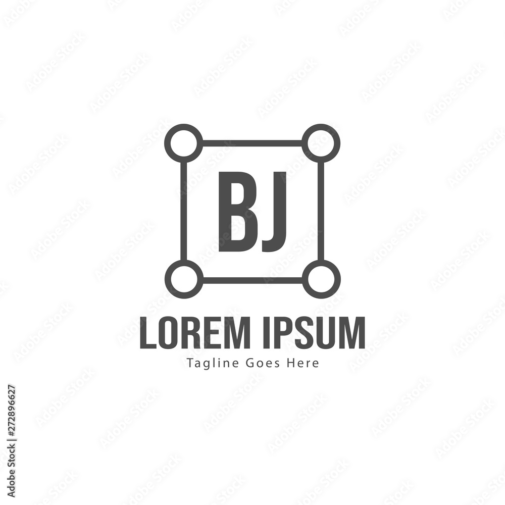 BJ Letter Logo Design. Creative Modern BJ Letters Icon Illustration BJ Letter Logo Design. Creative Modern BJ Letters Icon Illustration